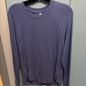 Athleta Lavender / Blue  Crewneck Pullover Sweatshirt
